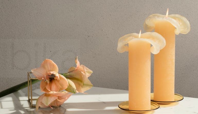 blooming candle after 30 hours