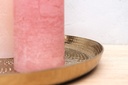 Metal Candle Plate Gold