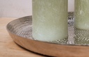 Metal Candle Plate Gold (kopie)