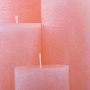 Salmon pink iced