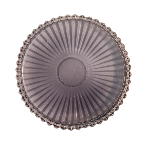 Coupelle en verre fumé