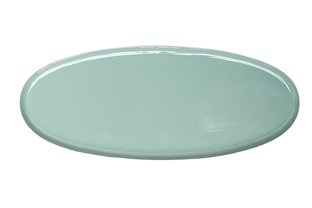 Piastra per candele in metallo (verde chiaro)