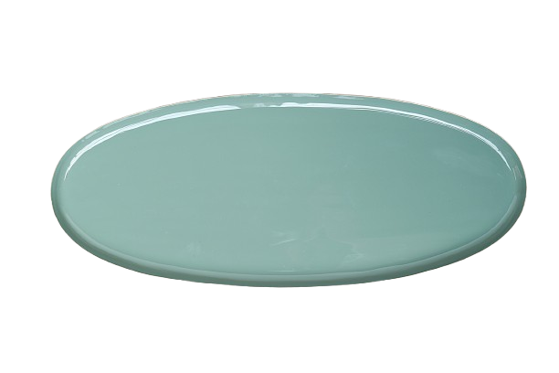 Piastra per candele in metallo (verde scuro)