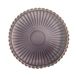 Coupelle en verre fumé