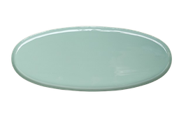 Piastra per candele in metallo (verde chiaro)