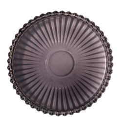 Glass dish fumé (dark)